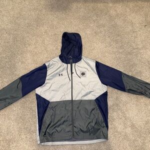 Notre Dame Under Armour Rain jacket /  Windbreaker XXL